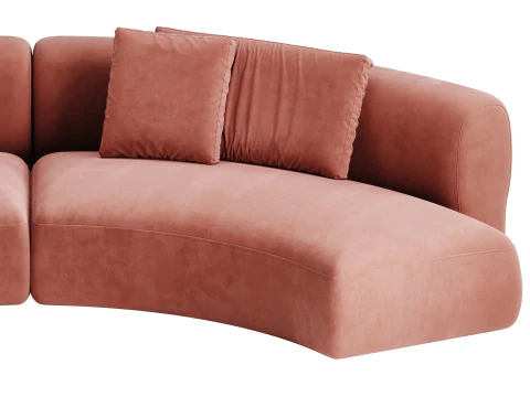 COSY CURVE SOFA 3D Model