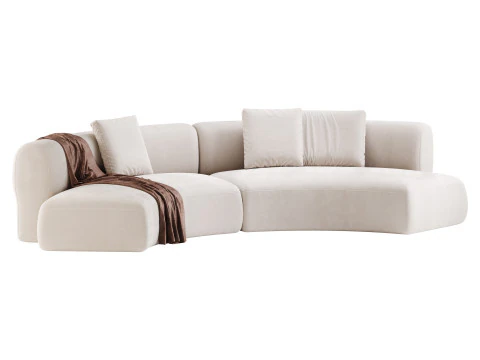 COSY CURVE SOFA 3D Model