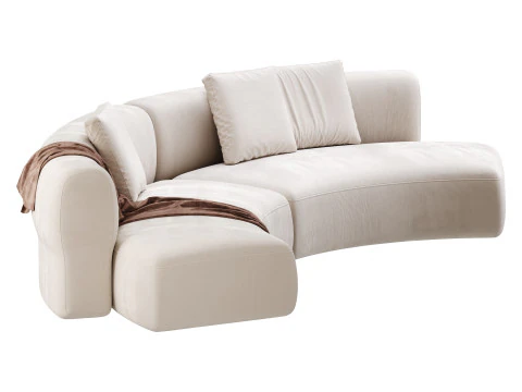 COSY CURVE SOFA 3D Model
