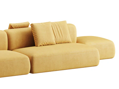 Cosy Island Sofa 3D Model