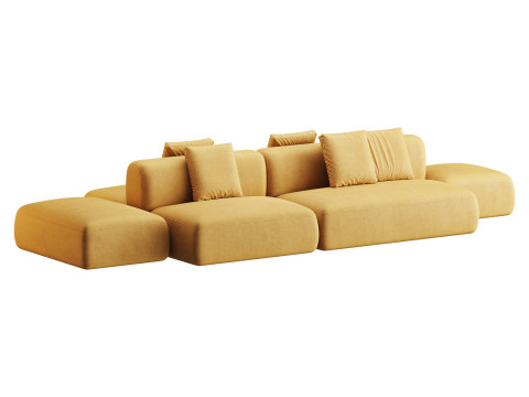 Cosy Island Sofa 3D मॉडल