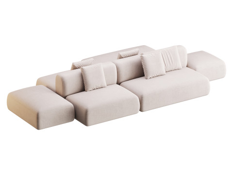 Cosy Island Sofa 3D मॉडल
