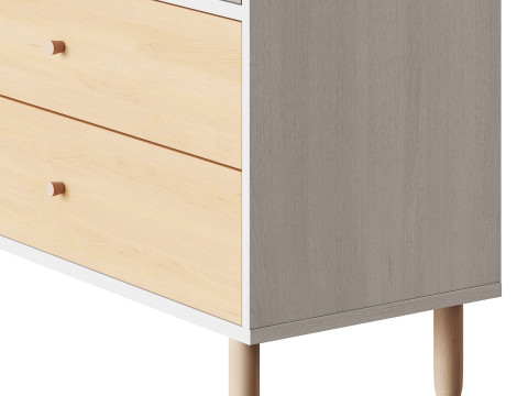 Deakins Chest of Drawers 1 Gene Latte Plywood 3D 模型