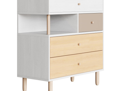 Deakins Chest of Drawers 1 Gene Latte Plywood 3D 模型