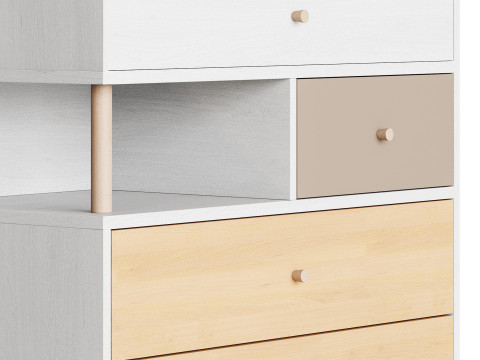 Deakins Chest of Drawers 1 Gene Latte Plywood 3D 模型
