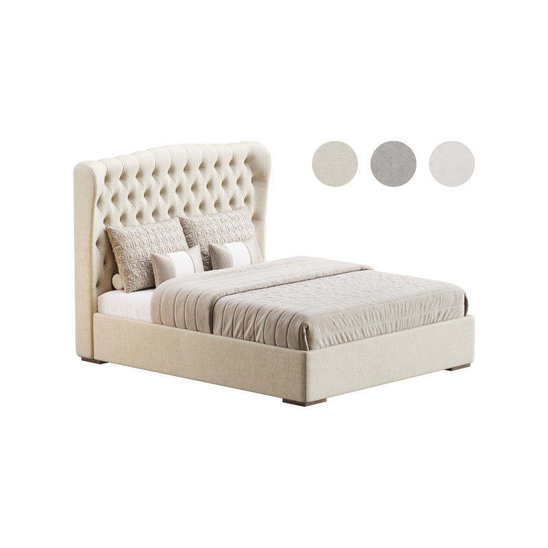 Delavega Bed K9 3D Модель .c4d .max .obj .3ds .fbx .stl .blend 