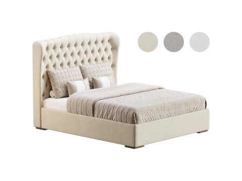 デラベガ ベッド K9 3Dモデル