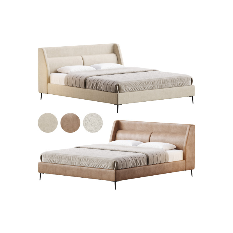 Delavega Bed K30 3D Model .c4d .max .obj .3ds .fbx .stl .blend