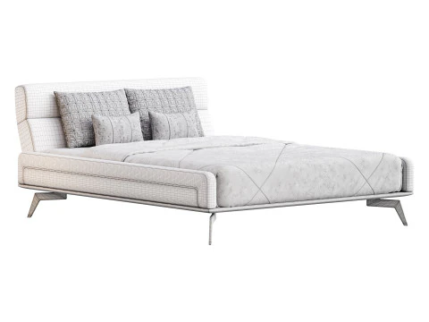 델라베가 침대 K114 3D 모델