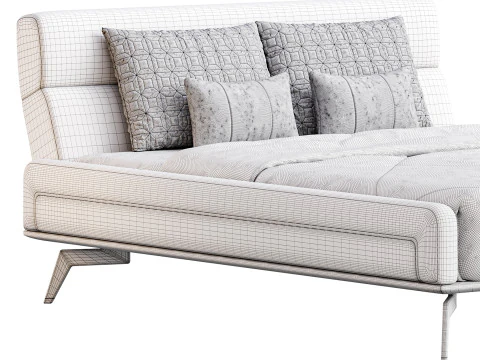 델라베가 침대 K114 3D 모델