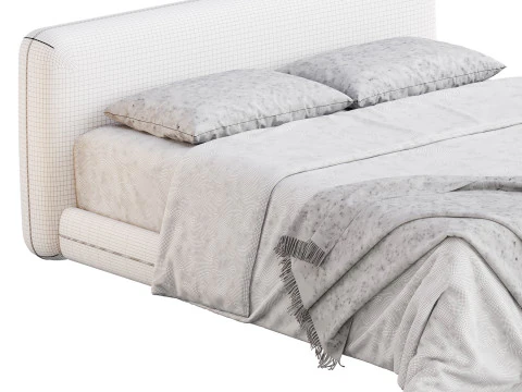 Delavega Bed KDP 01 3D Model
