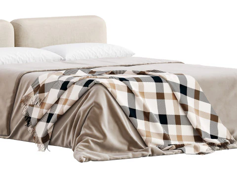 Delavega Bed KDP 02 3D Model