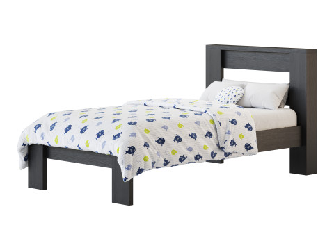 DHP Jaymee Kids Wood Platform Bed Frame 3Dモデル