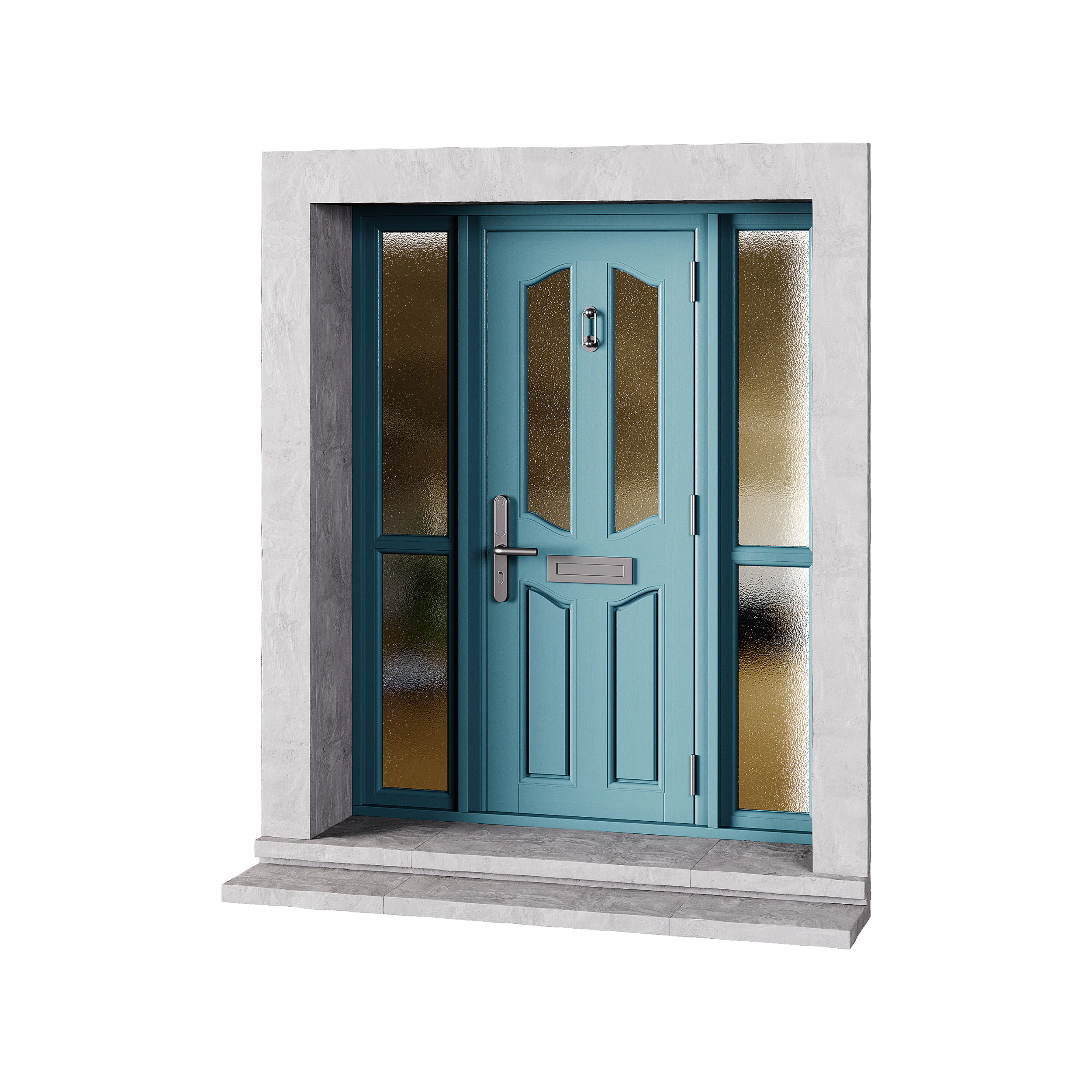 Door for interior or exterior 2 3D Model .c4d .max .obj .3ds .fbx .stl .blend 