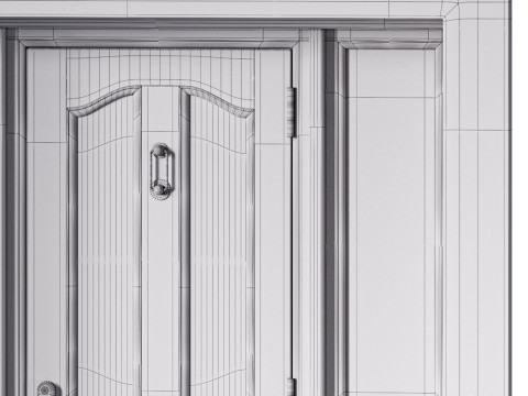 Door for interior or exterior 2 3D Model