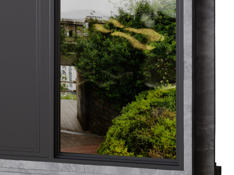 Metal entrance group for home and office Modello 3D