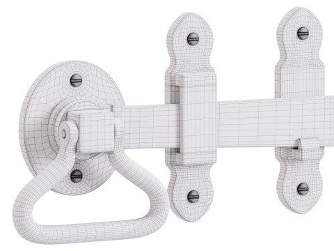 Door Latch 3D Model