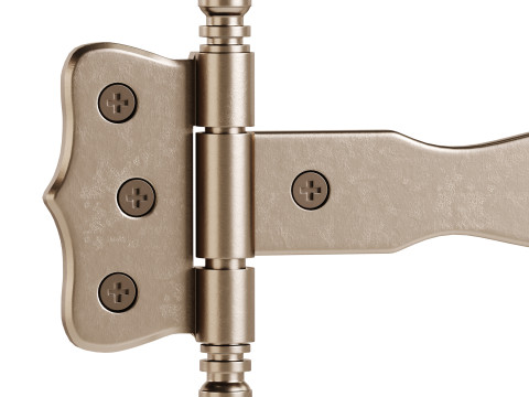Door Strap Hinge 3D Модель