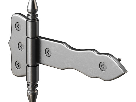 Door Strap Hinge 3D Модель