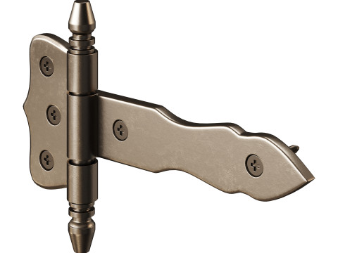Door Strap Hinge 3D Модель