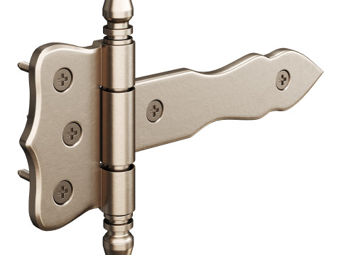 Door Strap Hinge 3D Модель