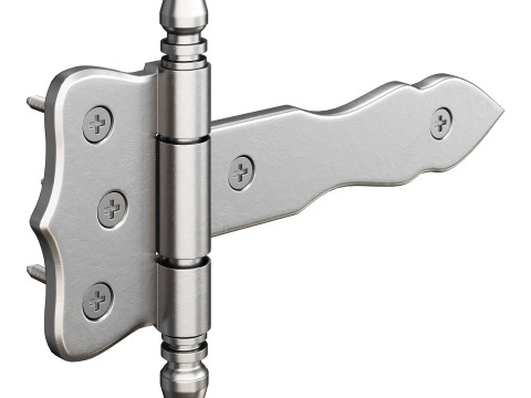 Door Strap Hinge 3D Модель