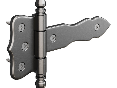 Door Strap Hinge 3D Модель