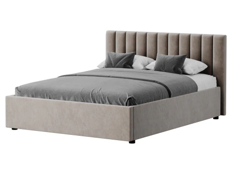 Cama de casal Ol&iacute;via Modelo 3D