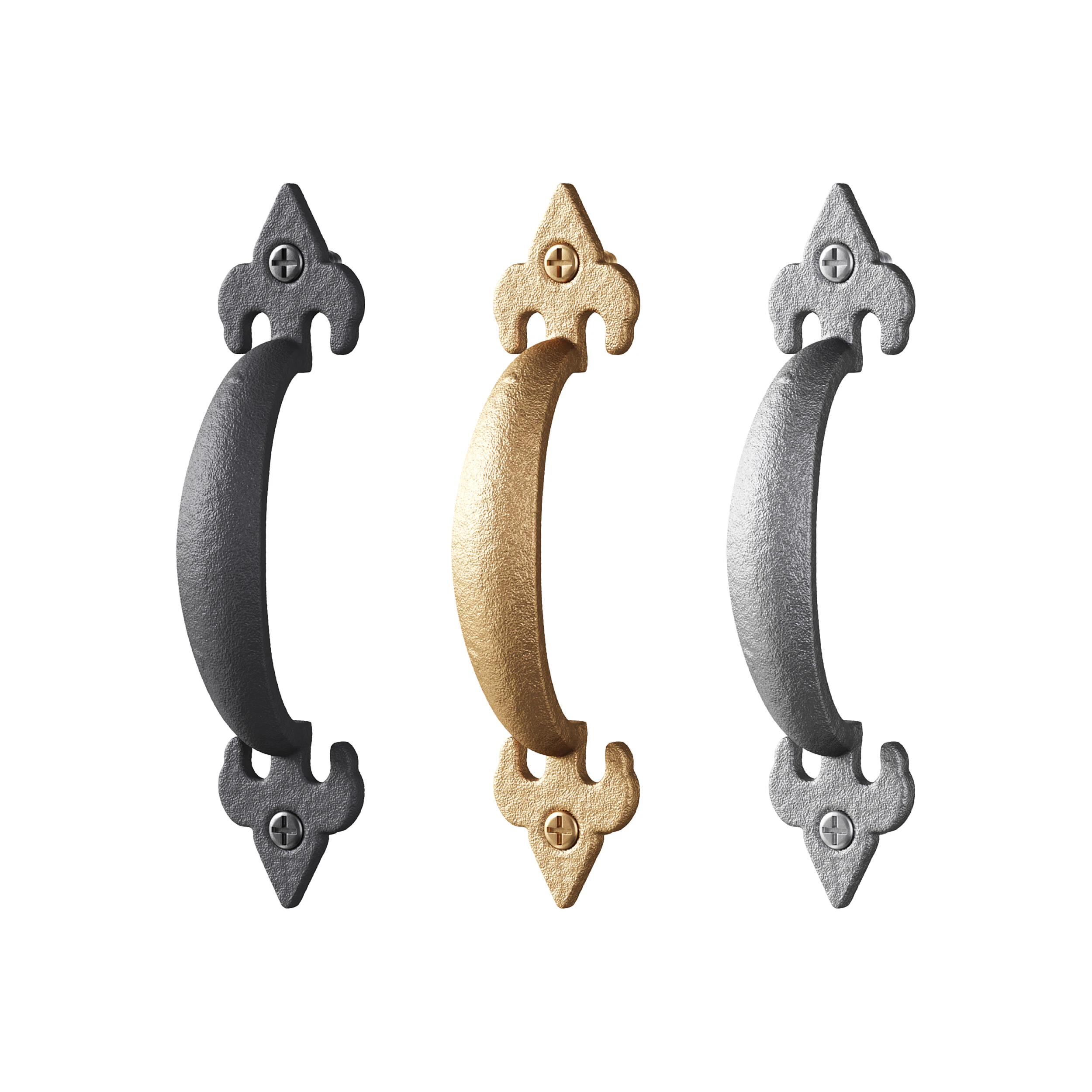 Dresser Door Pulls 3D Model .c4d .max .obj .3ds .fbx .stl .blend