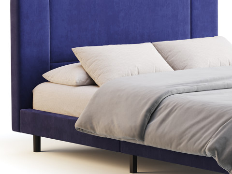 Flolinda Queen Bed 3D 모델