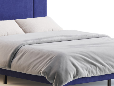 Flolinda Queen Bed 3D 모델