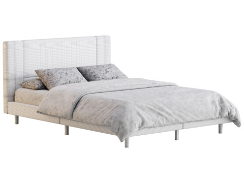 Flolinda Queen Bed 3D 모델