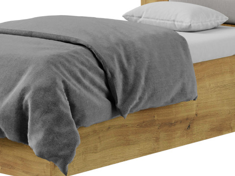 Granny Oak Kraft Bed 3D Model