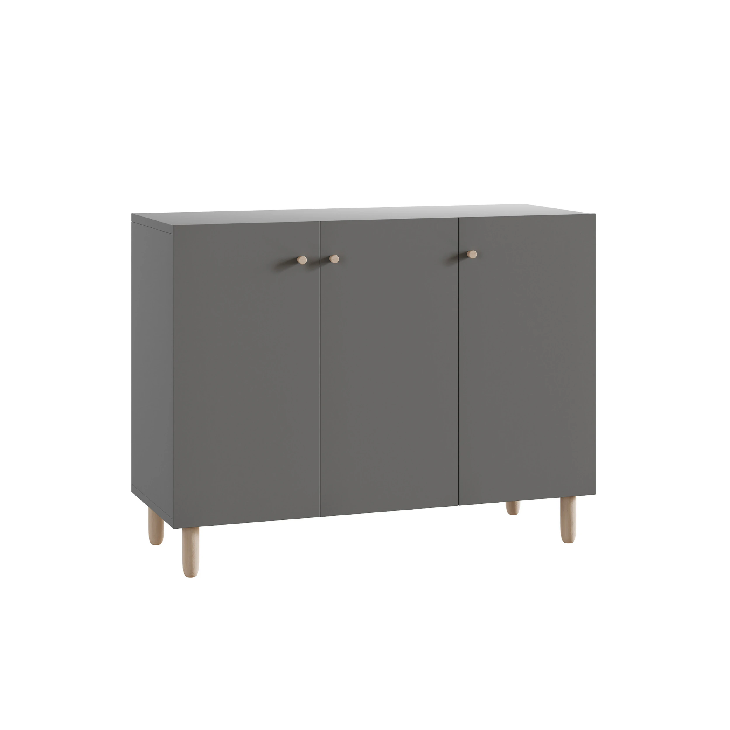 Hanna s Cabinet 2 Grey 3D Model .c4d .max .obj .3ds .fbx .stl .blend