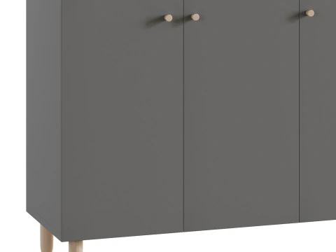 Hanna s Cabinet 2 Grey 3D Model