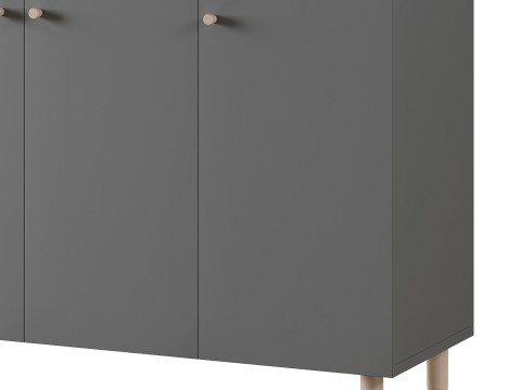 Hanna s Cabinet 2 Grey 3Dモデル