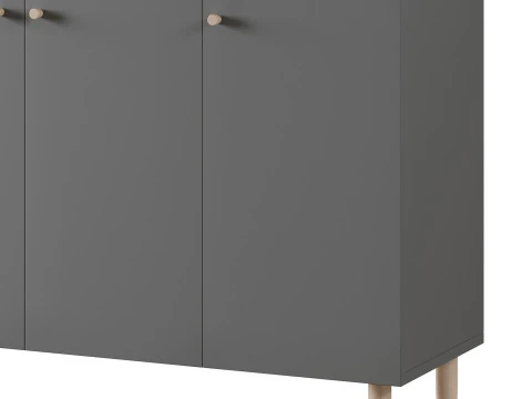 Hanna s Cabinet 2 Grey 3D Model