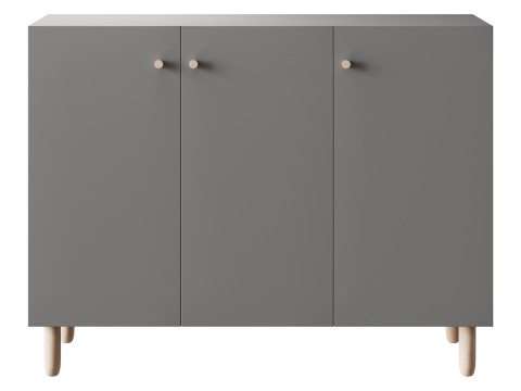 Hanna s Cabinet 2 Grey 3Dモデル