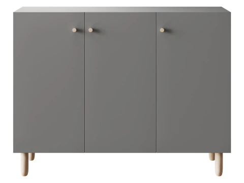 Hanna s Cabinet 2 Grey 3D Model