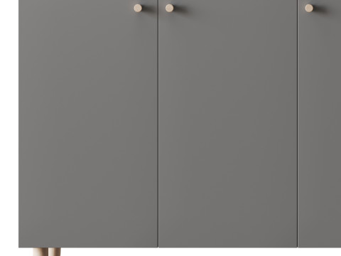 Hanna s Cabinet 2 Grey 3Dモデル