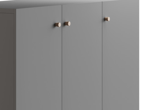 Hanna s Cabinet 2 Grey 3Dモデル
