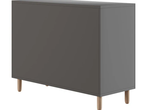 Hanna s Cabinet 2 Grey 3D Model