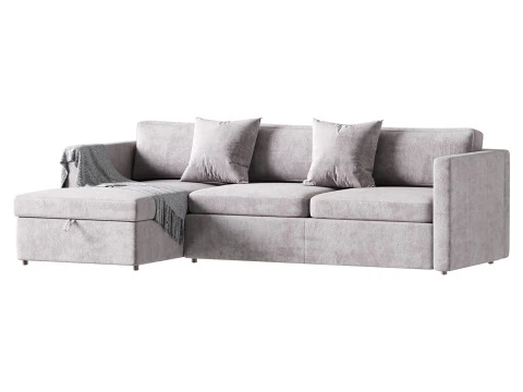 Harris Leather Sofa 3 3D Model