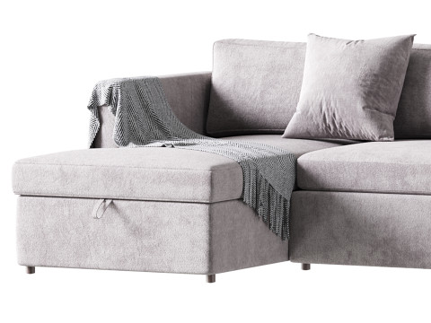 Harris Leather Sofa 3 Modelo 3D