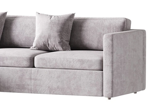 Harris Leather Sofa 3 3D Model