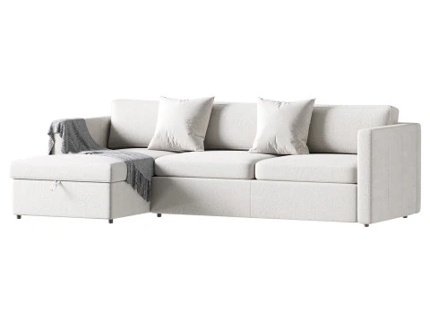 Harris Leather Sofa 3 3D Model