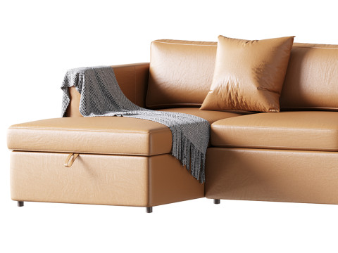 Harris Leather Sofa 3 Modelo 3D