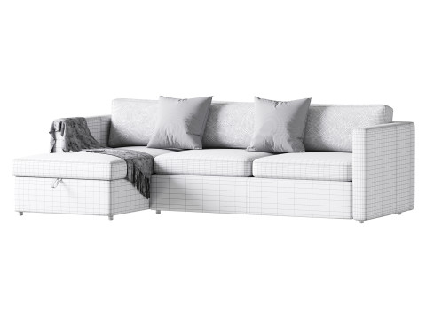Harris Leather Sofa 3 Modelo 3D
