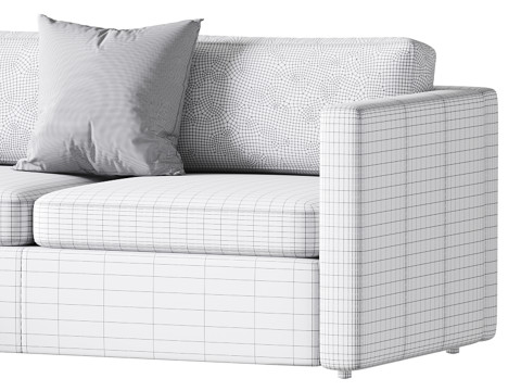 Harris Leather Sofa 3 Modelo 3D