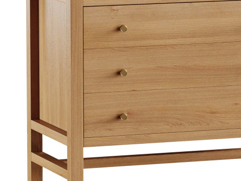 Hector Nightstand 3D Model